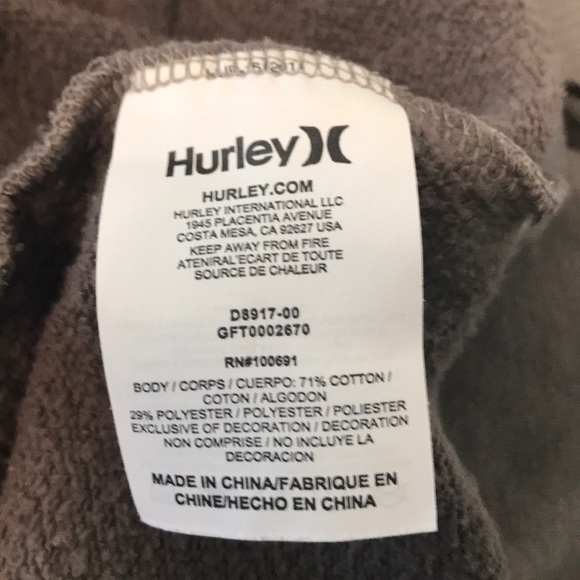 Hurley Zip Hoodie - Picture 5 of 5